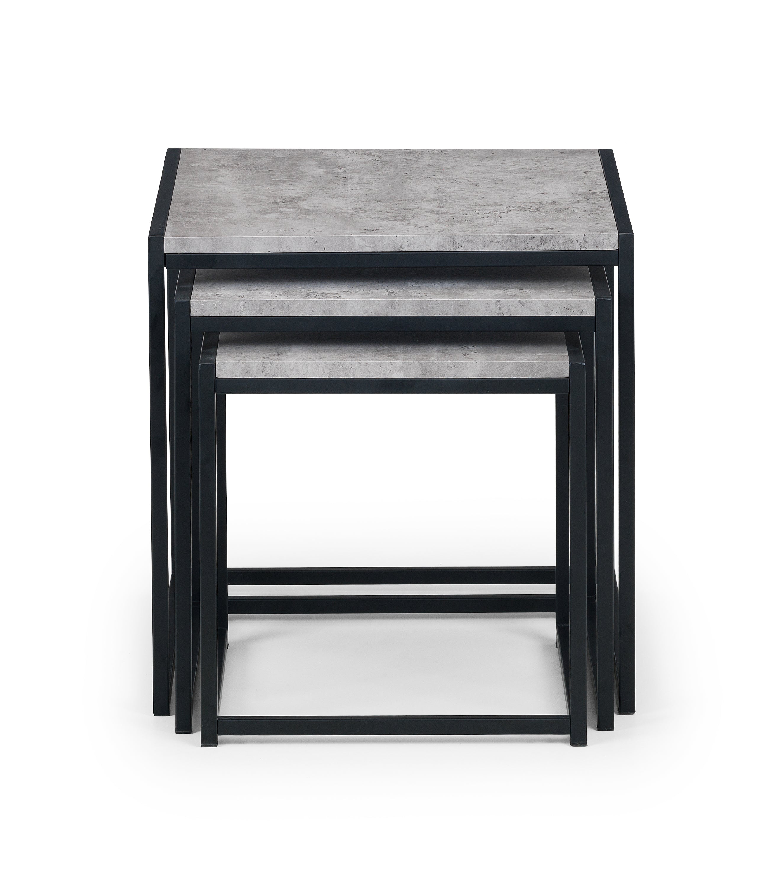 Lerwick Concrete Side Tables Nest of 3